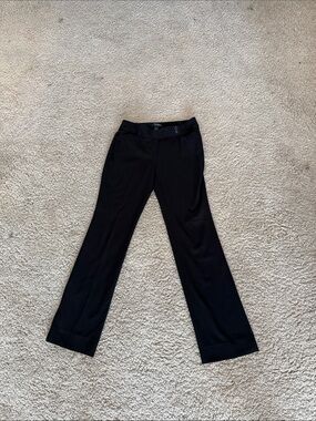 White House Black Market Black Boot-Cut Work Pants